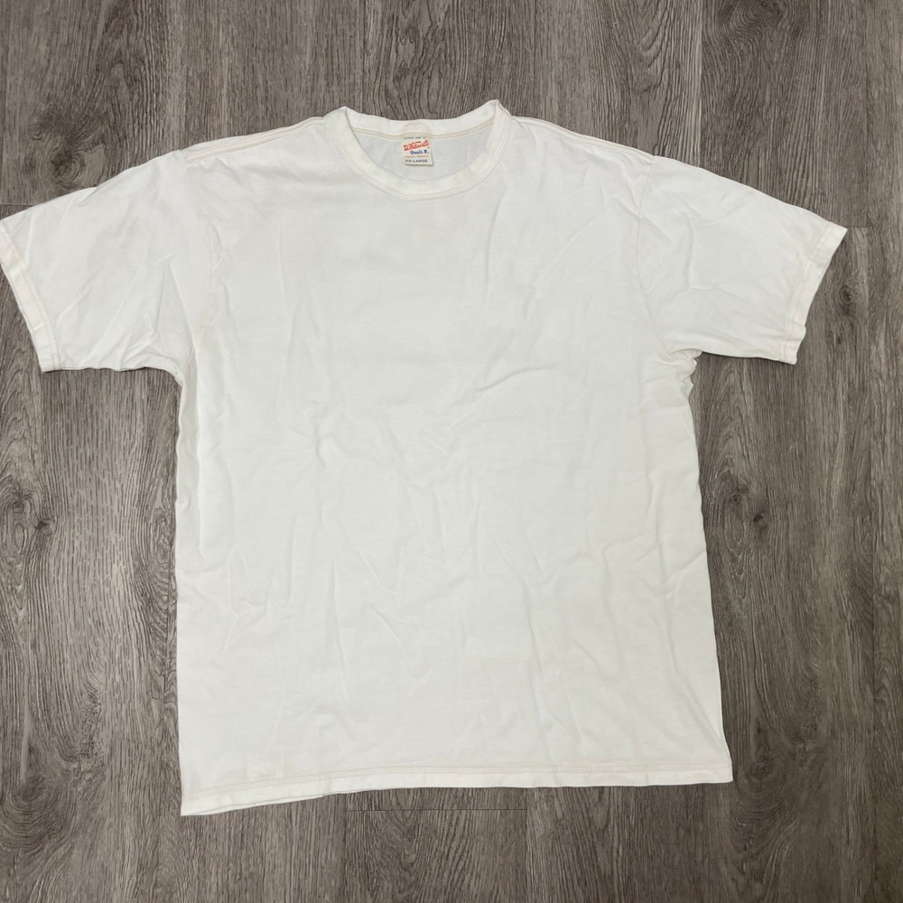 Whitesville T Shirt Mens XXL White Quali-T Heavy Weight Toyo Enterprise Japan